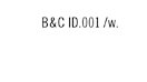 B&C ID.001 /w.