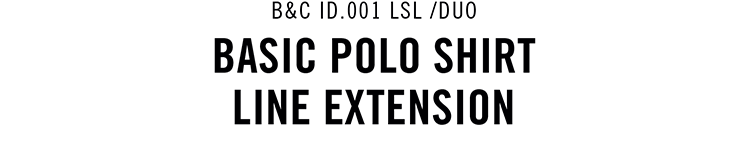 ID.001 LSL /Duo Basic polo shirt line extension