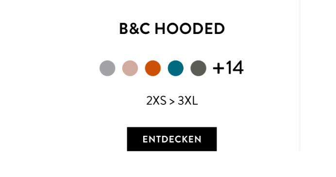 B&C Hooded - Discover