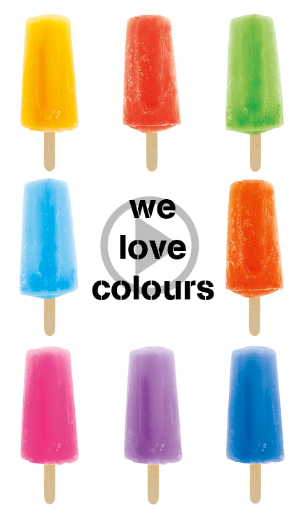 We love colours