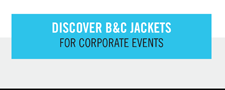 Discover B&C jackets for corporate events