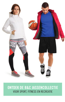   B&C jackets for sport fitness leisure